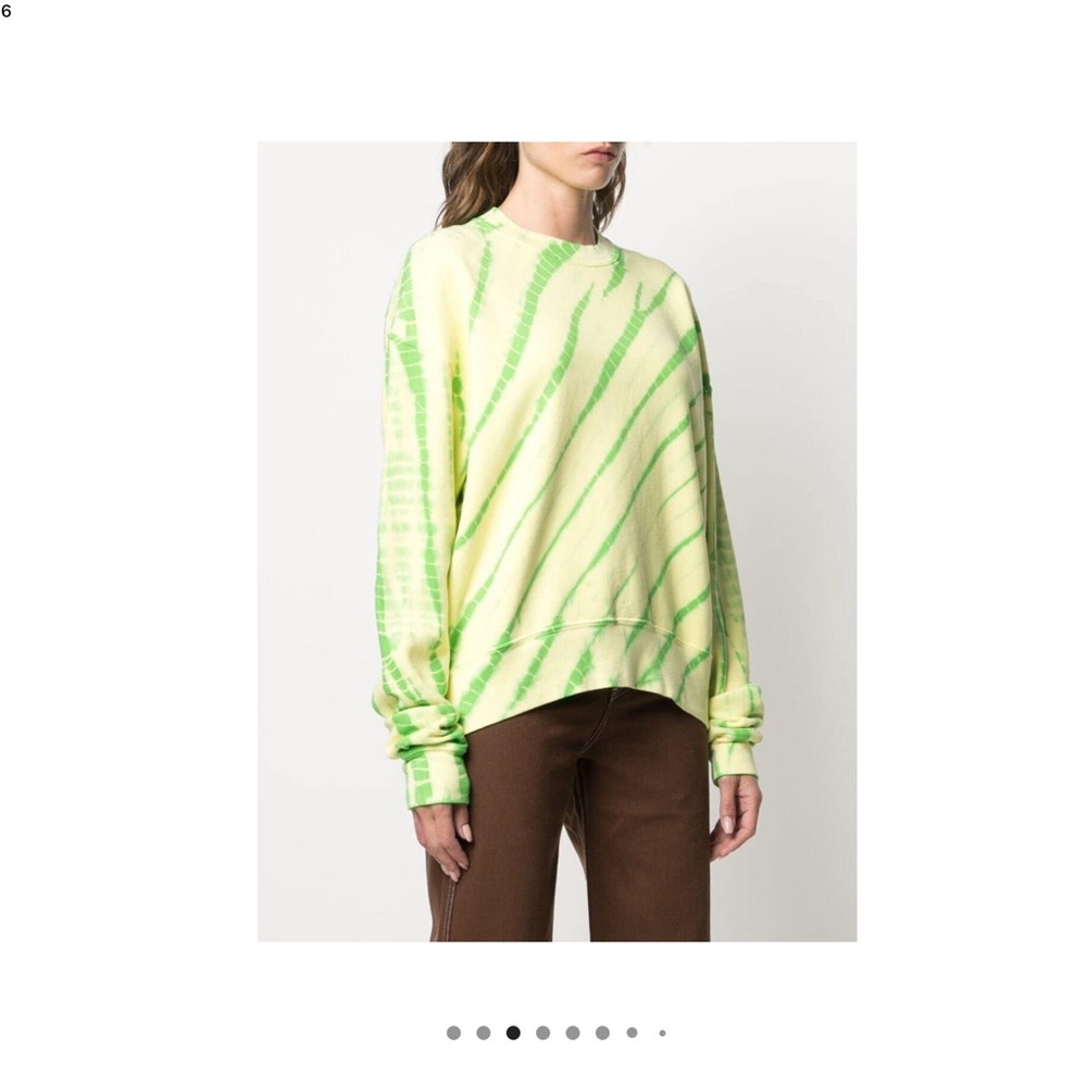 NWT PROENZA SCHOULER WHITE LABEL TIE DYE SWEATSHIRT MEDIUM!